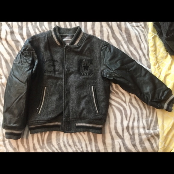 Converse Varsity Jacket Boys 6-7 - Picture 2 of 5